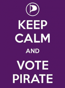 Keep calm vote pirate